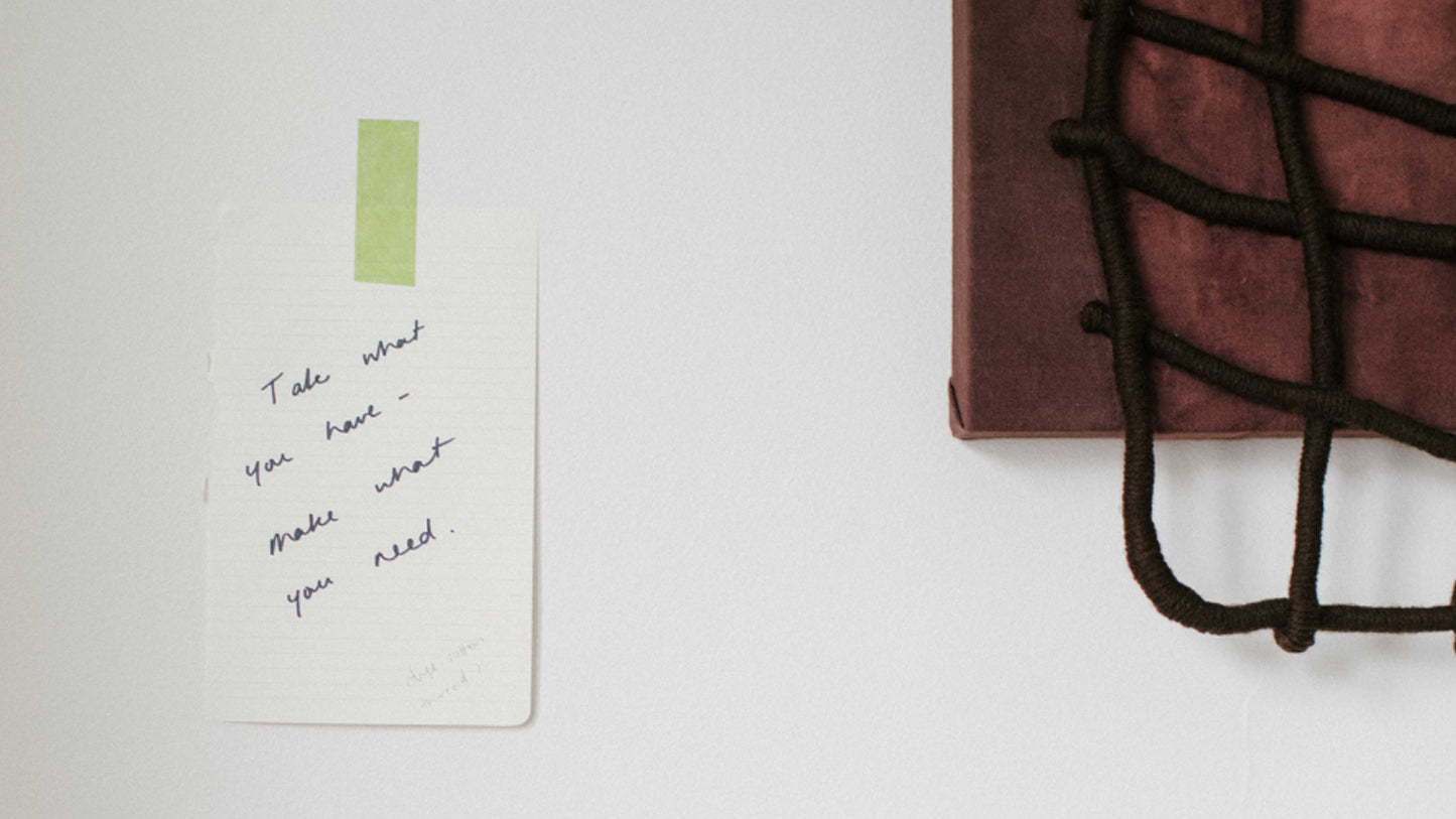 Take what you have,  make what you need | Claudia Gutierrez & Guillermo Trejo