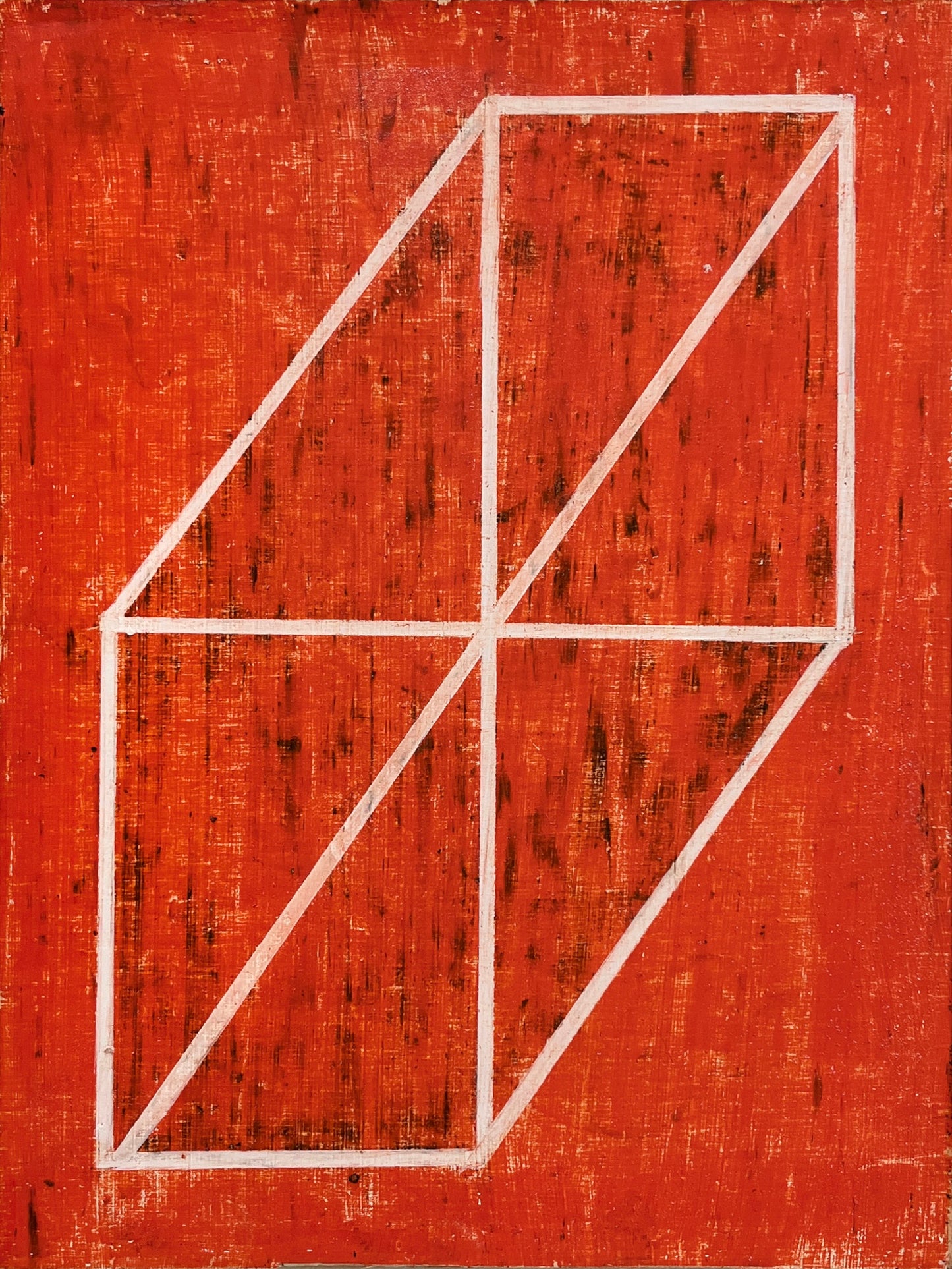 Sustained note in orange with white lines