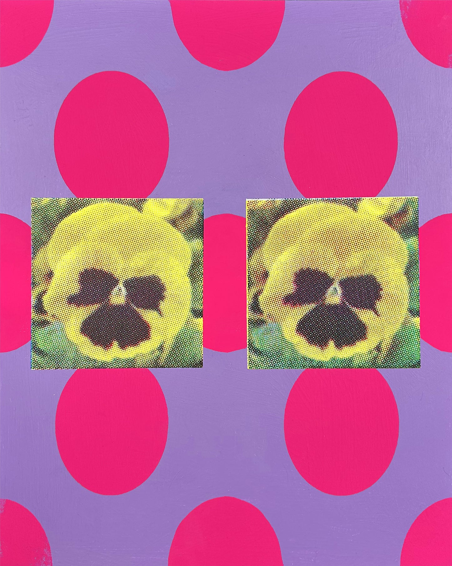 Spotted with Pansies II