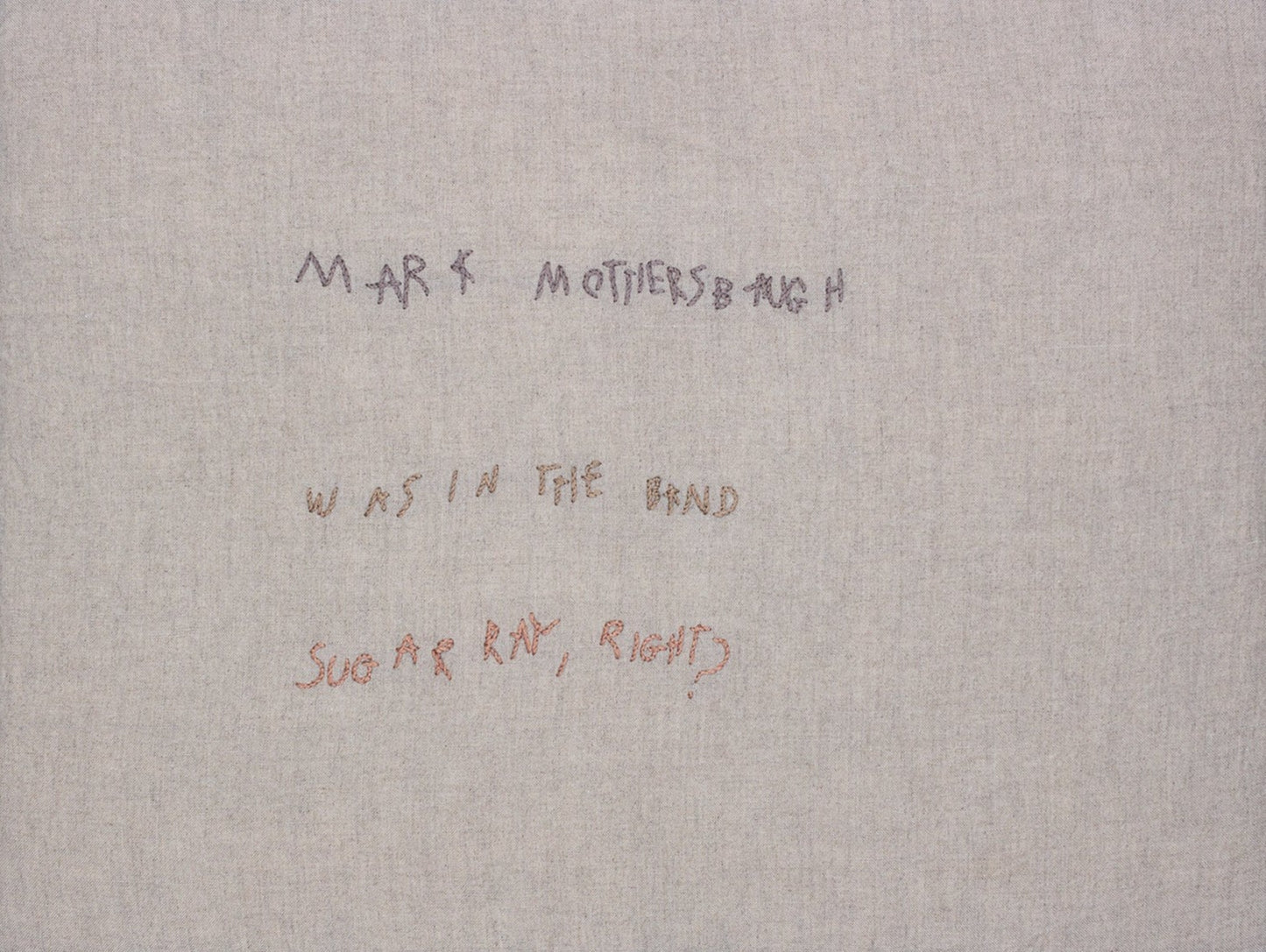 Mark Mothersbaugh is in the Band Sugar Ray, Right?