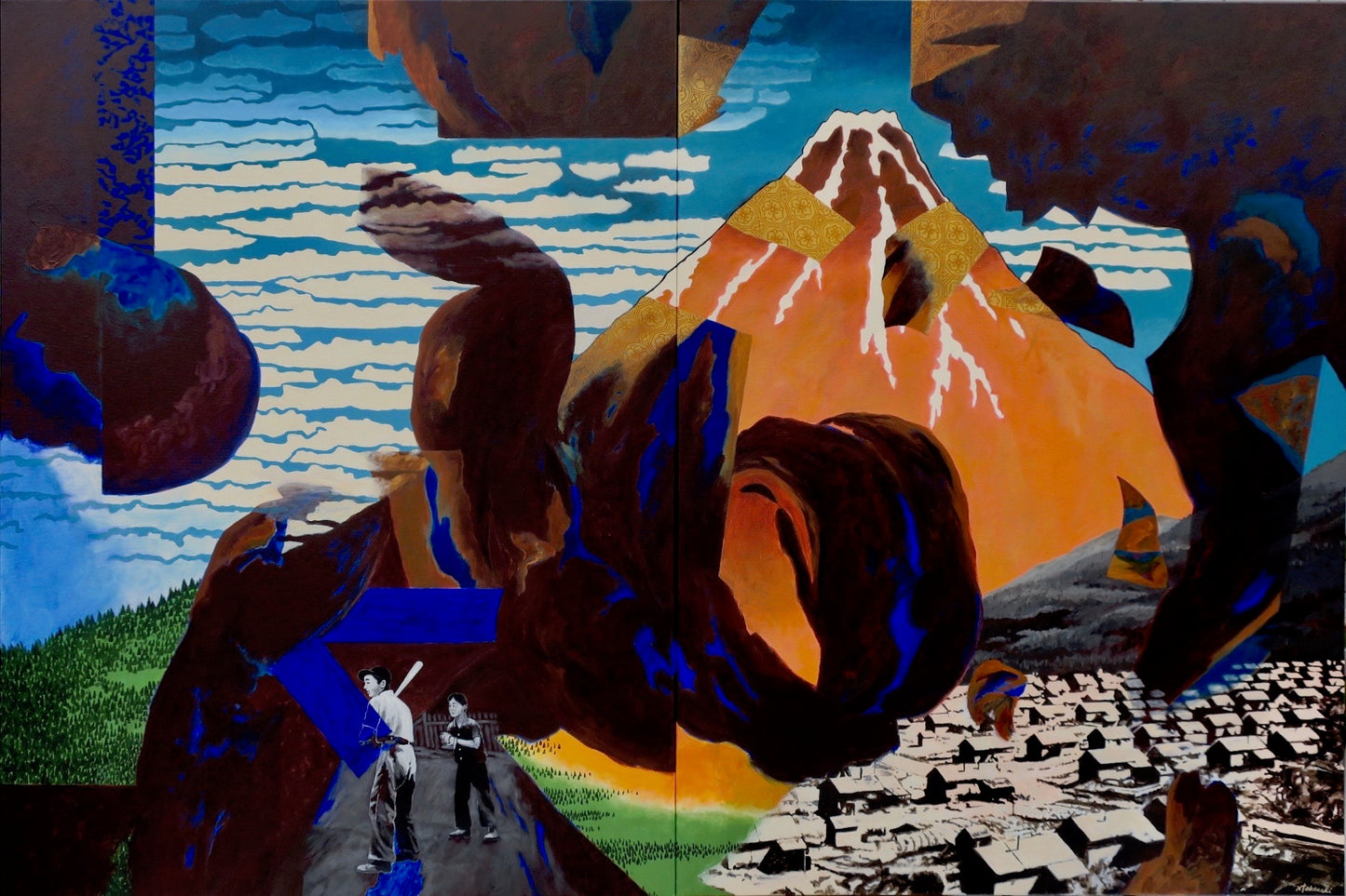 View of Mount Fuji from Lemon Creek