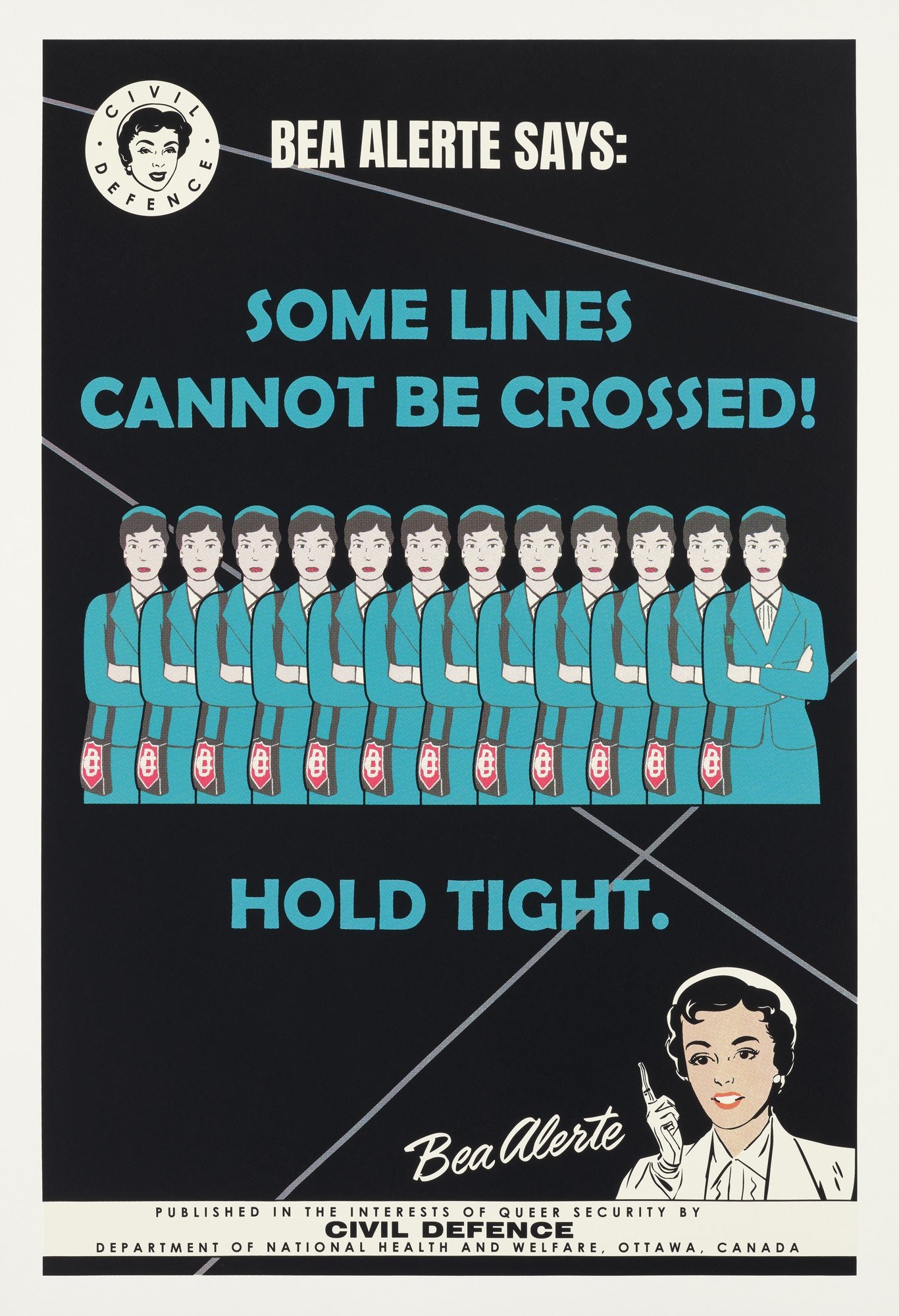 Bea Alerte: The Threat Beyond (Cold War-era Queer Safety Posters)