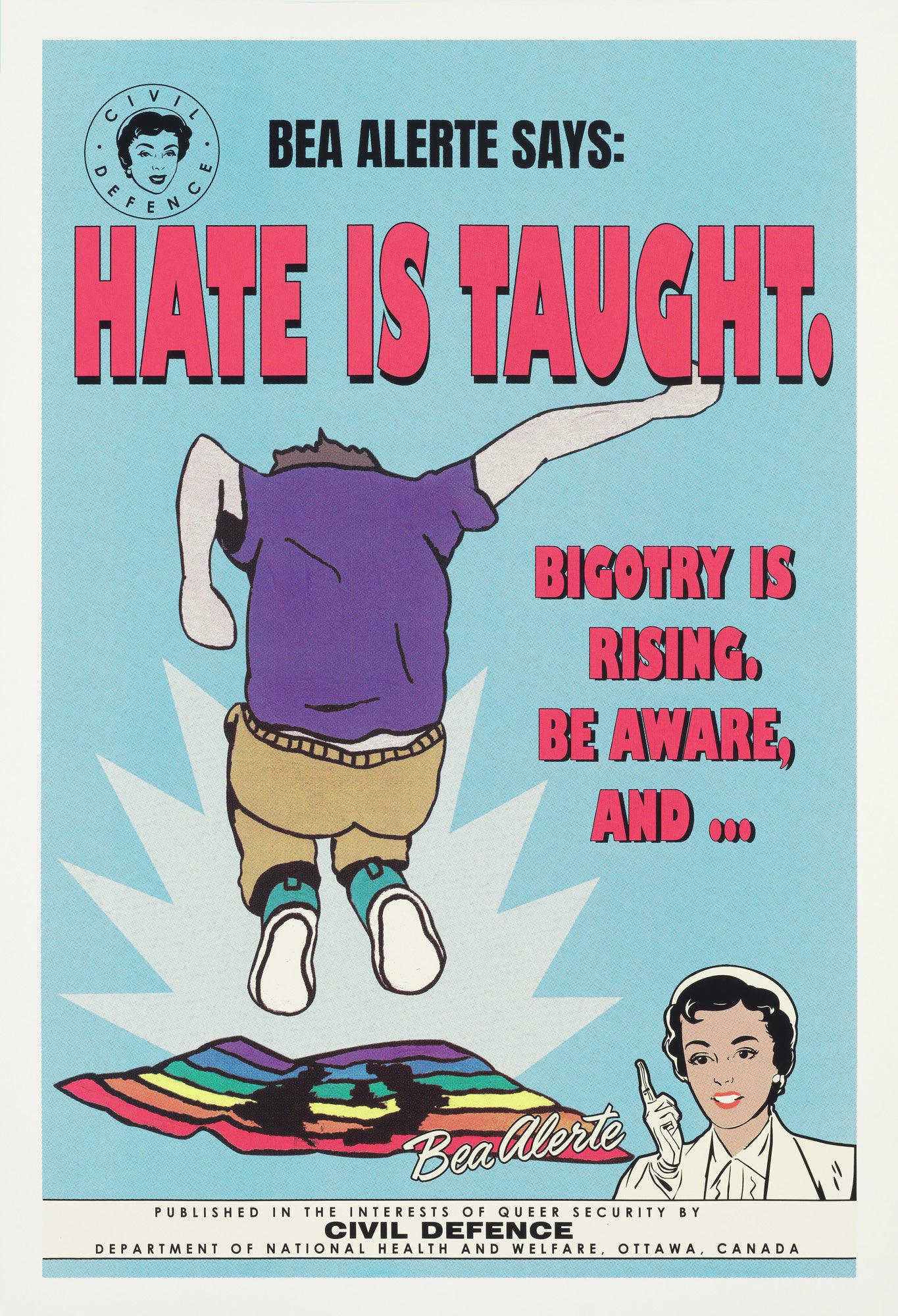 Bea Alerte: The Threat Beyond (Cold War-era Queer Safety Posters)