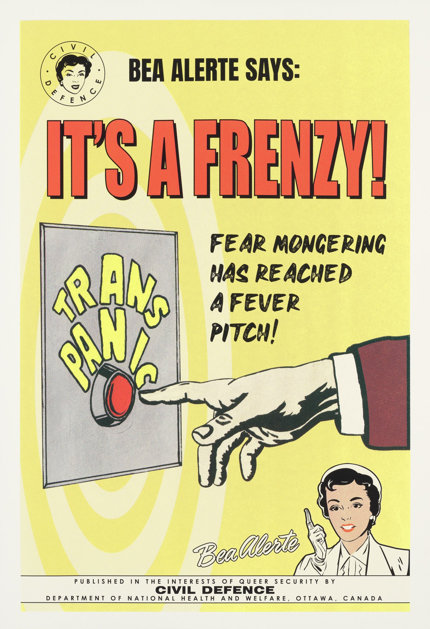 Bea Alerte: The Threat Beyond (Cold War-era Queer Safety Posters)