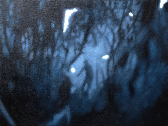 Lights in the forest (still from Tarkovsky's Andrei Rublev) 3