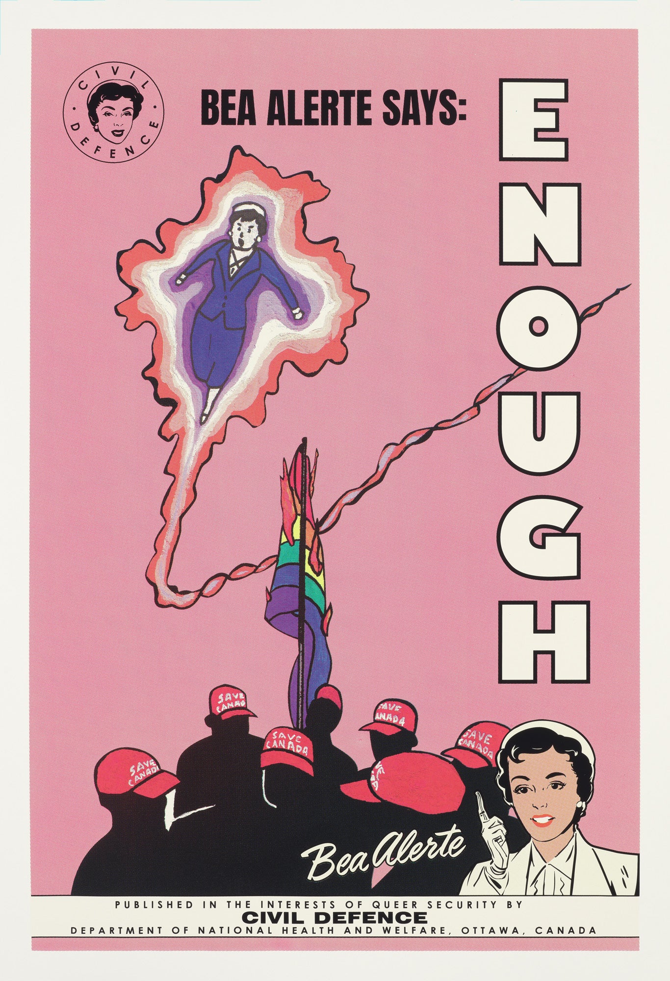 Bea Alerte: The Threat Beyond (Cold War-era Queer Safety Posters)