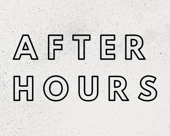 AFTERHOURS TICKET