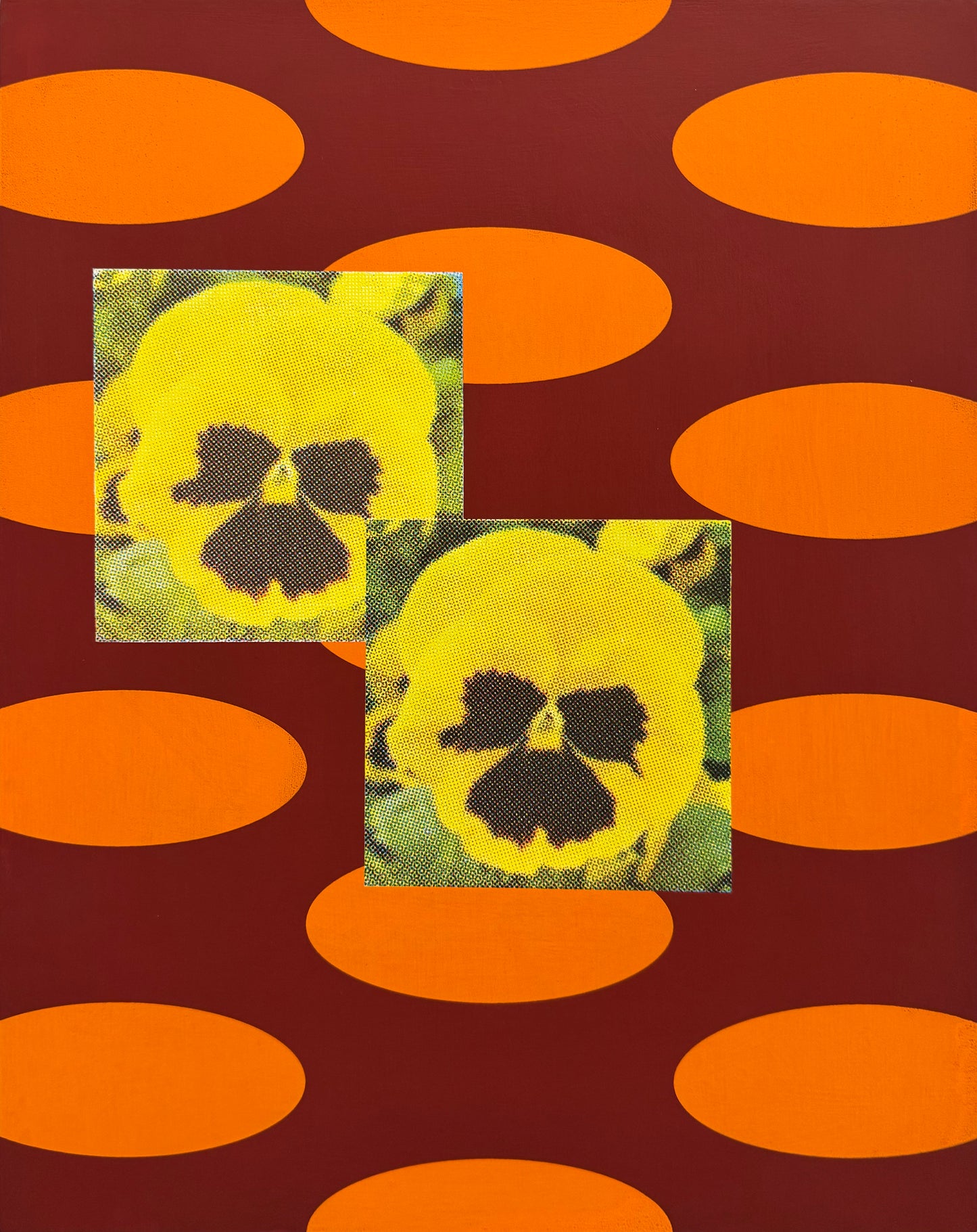 Spotted with Pansies VI