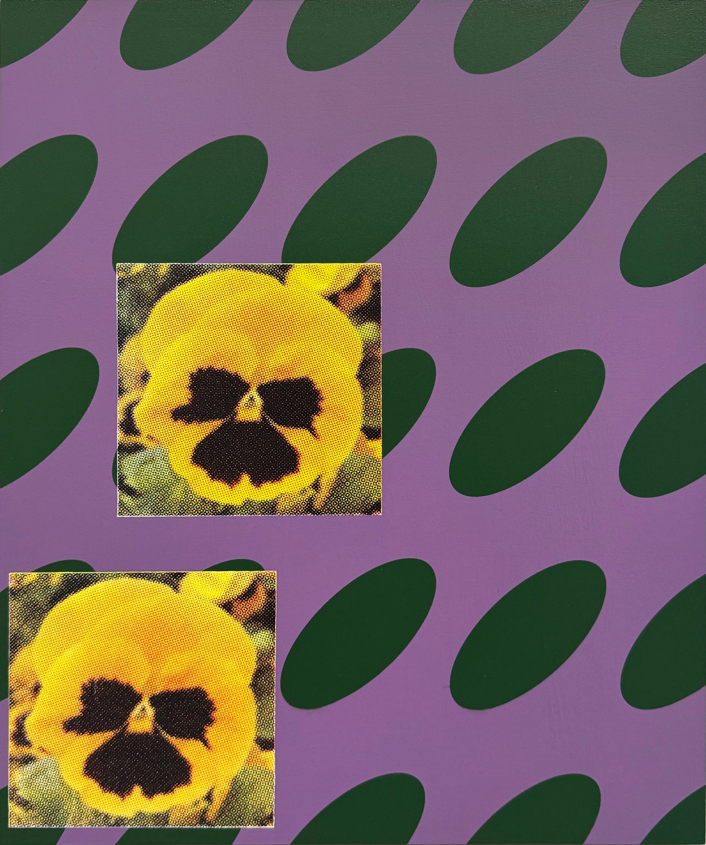 Spotted with Pansies XII