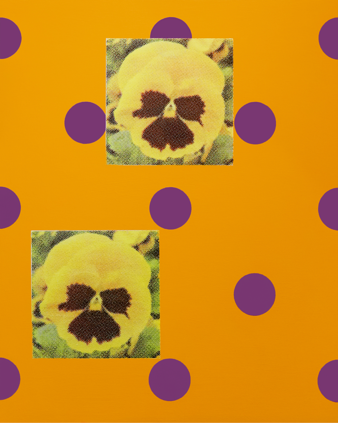 Spotted with Pansies VII