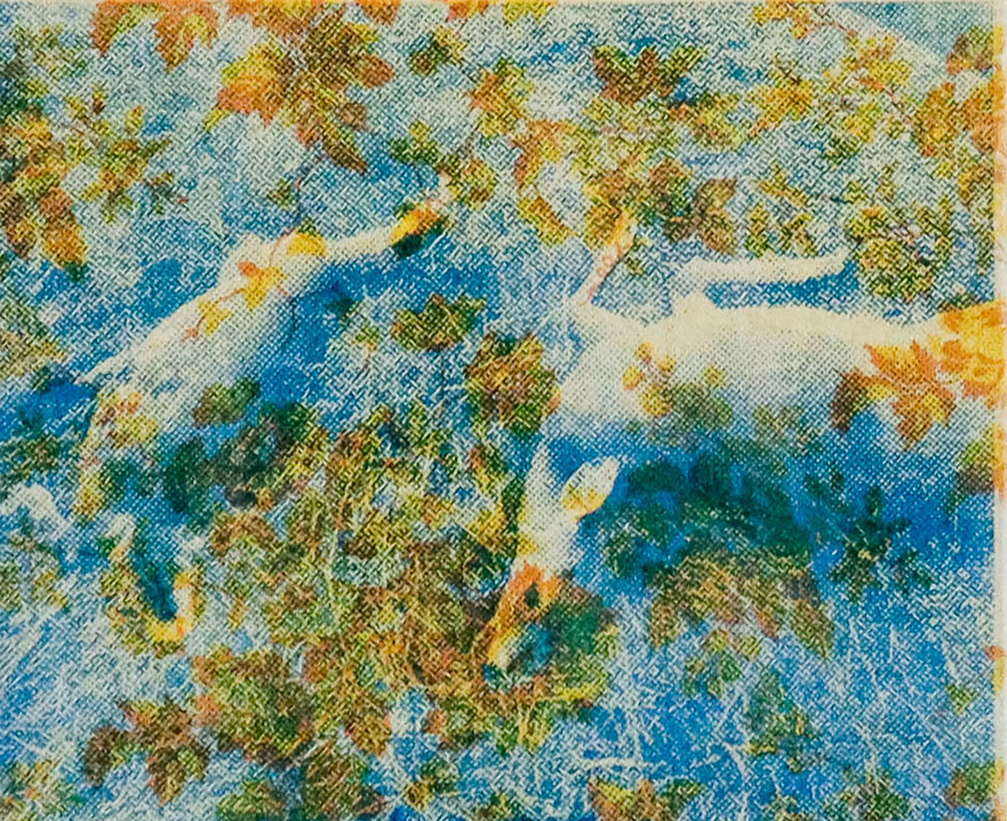 Untitled (Roadkill Deer on Yellow Floral) I